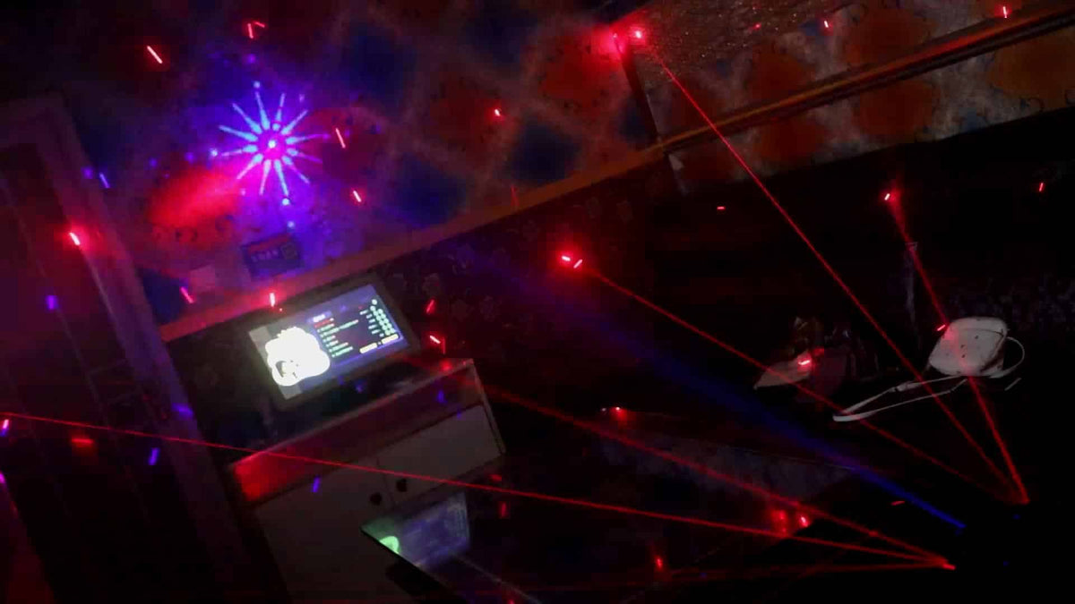 Rave Party Laser - Lyseffekt / Auto Musikstyring