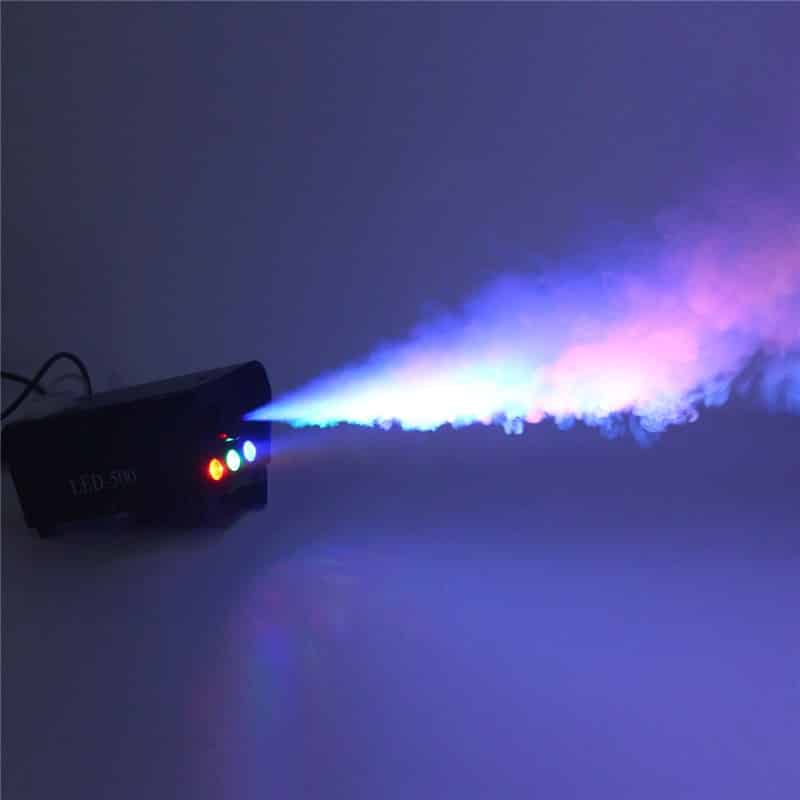 Rave Party Røgmaskine - Med indbygget RGB Lys