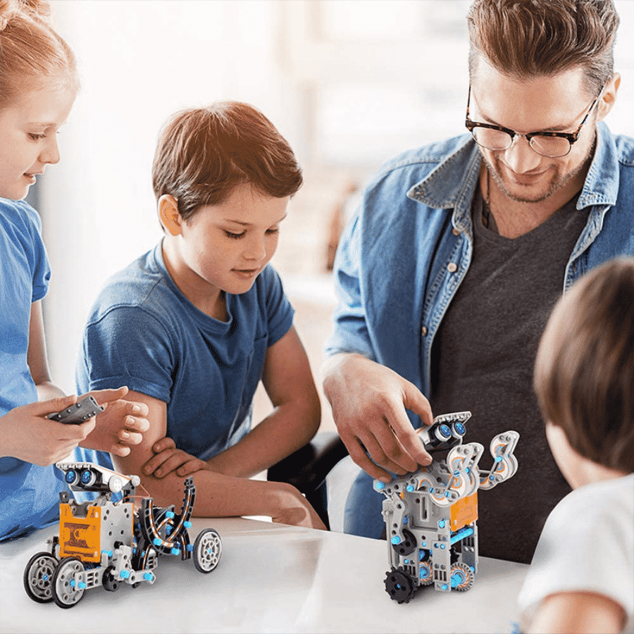 ROBOTICO Byg selv - 12-i-1 Solcelle Robot MED 190 DELE