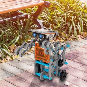 ROBOTICO Byg selv - 12-i-1 Solcelle Robot MED 190 DELE