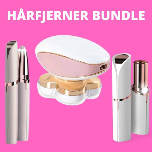 Ultimativ Hårfjerner Bundle - Legs, Øjenbrun, og ansigt!