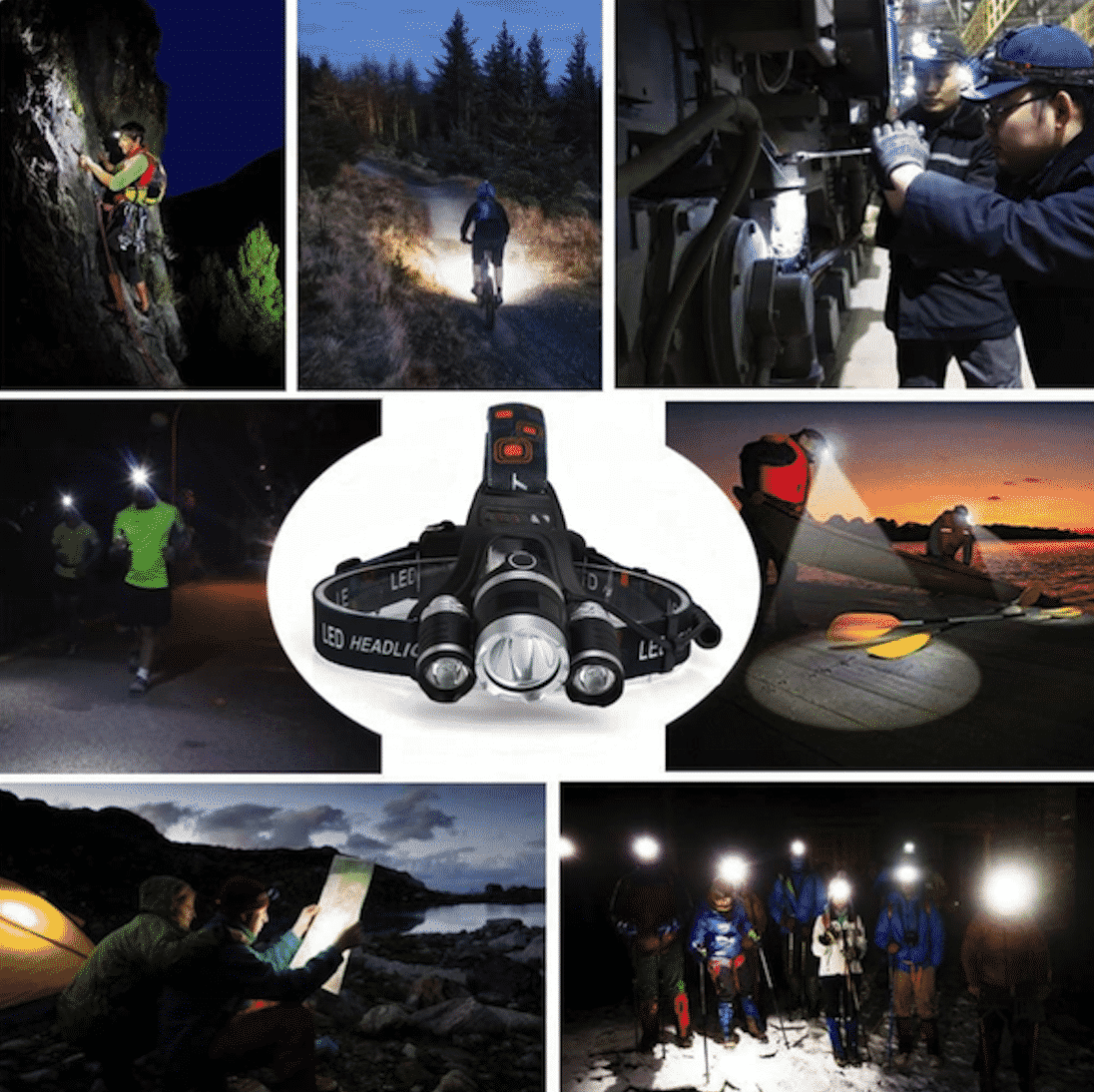 Ultimativ kraftig Pandelampe på 5000 Lumen med 4 modes