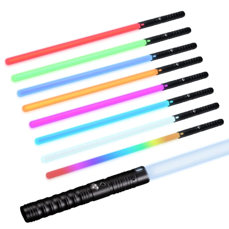 Ultimativt Lyssværd til børn - Skifter farve, RGB lys, lydeffekter - 78 CM