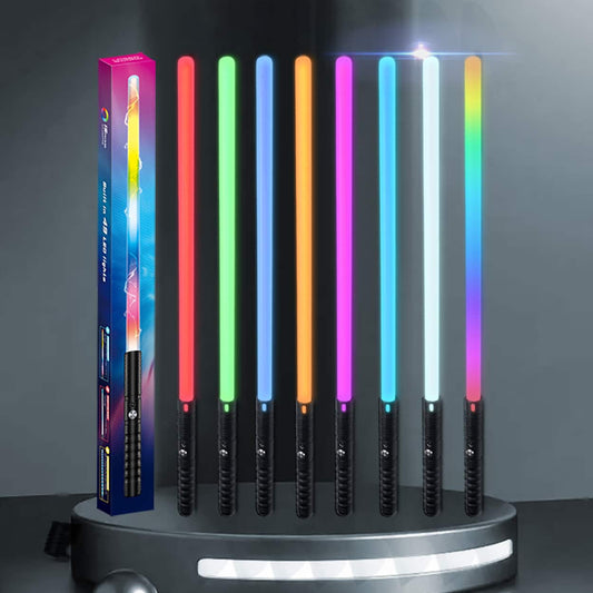 Ultimativt Lyssværd til børn - Skifter farve, RGB lys, lydeffekter - 78 CM