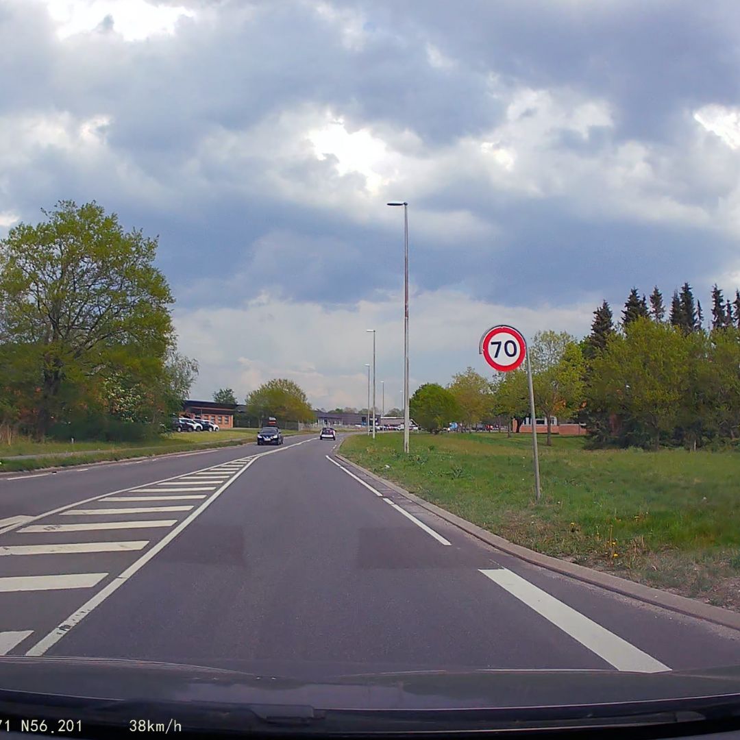 Ultra HD 4K Dashcam - GPS, WIFI, med indbygget 2.45'' IPS skærm