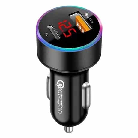 USB/USB C Adapter til cigaretstikket i bilen