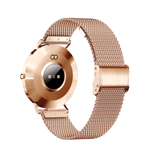 VivoElegance AMOLED - Vandtæt Smartwatch med Blodtryk, Puls, Blodiltnings måler og meget mere!